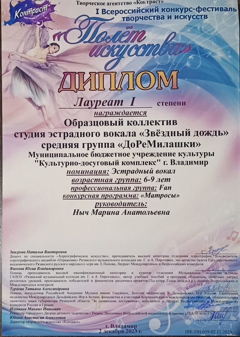 Сценарий отчётного концерта ДШИ - Педагогические таланты России